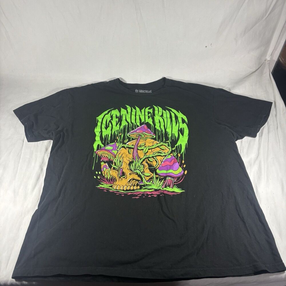 Ice Nine Kills Mushroom Skull Graphic T-Shirt Men’s XXL
